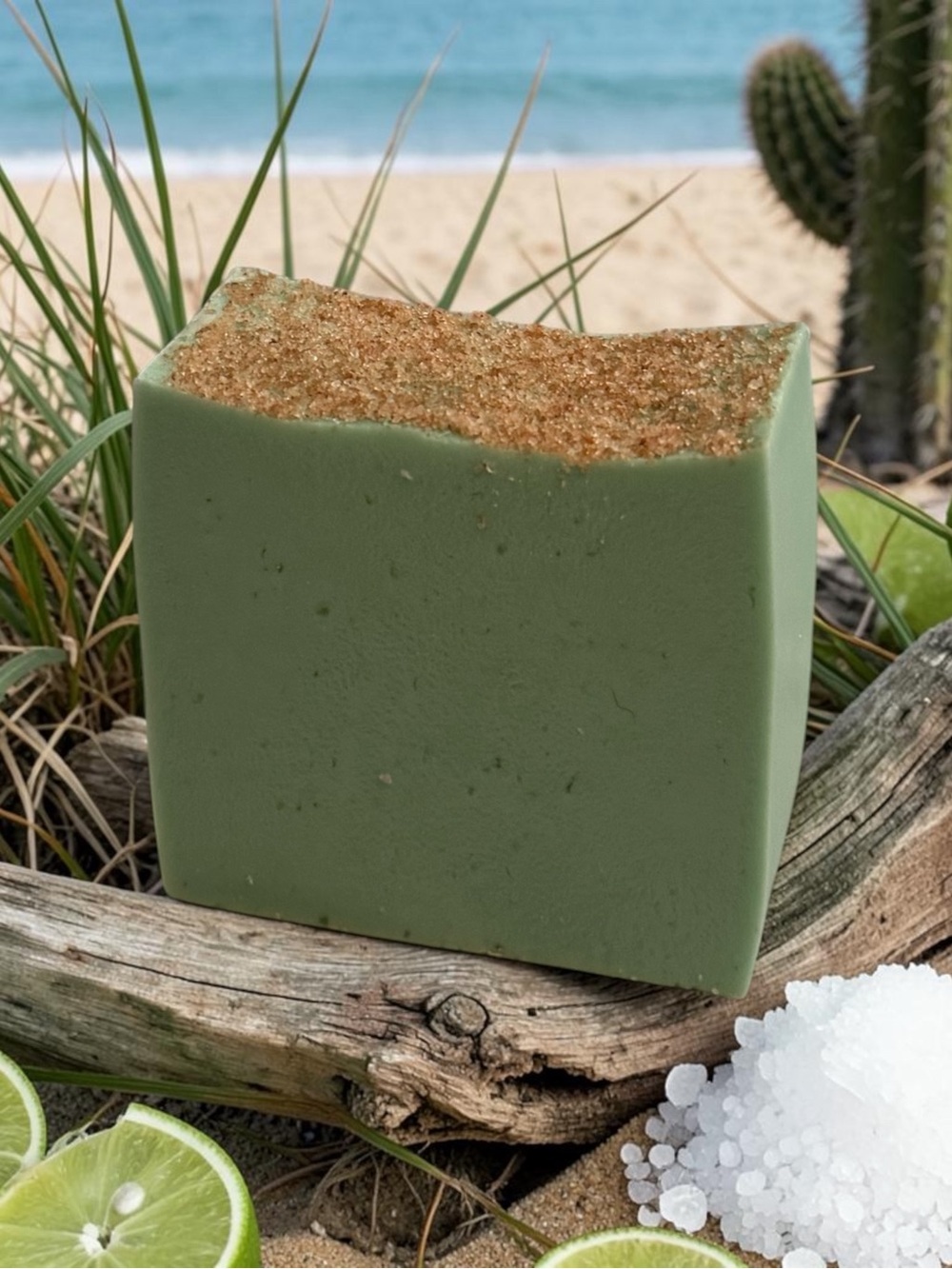 Goat Milk Soap Sea Salt & Cactus Refreshingly Clean Orchid & Vine Luxury Wash